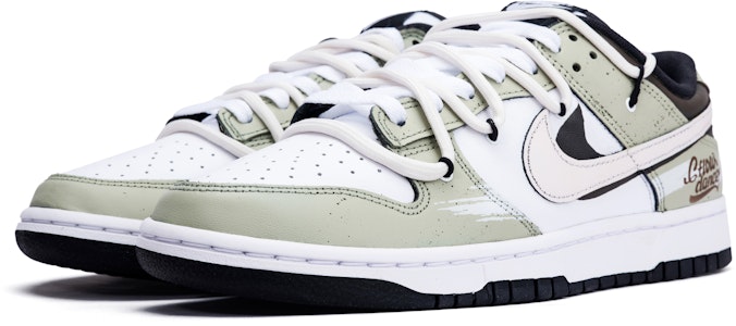 나이키 덩크 로우 레트로 '화이트 그린' (커스텀) DD1391-100(Team44-末日废土) Lookbook 나이키 덩크 로우 레트로 '화이트 그린' (커스텀) DD1391-100(Team44-末日废土)