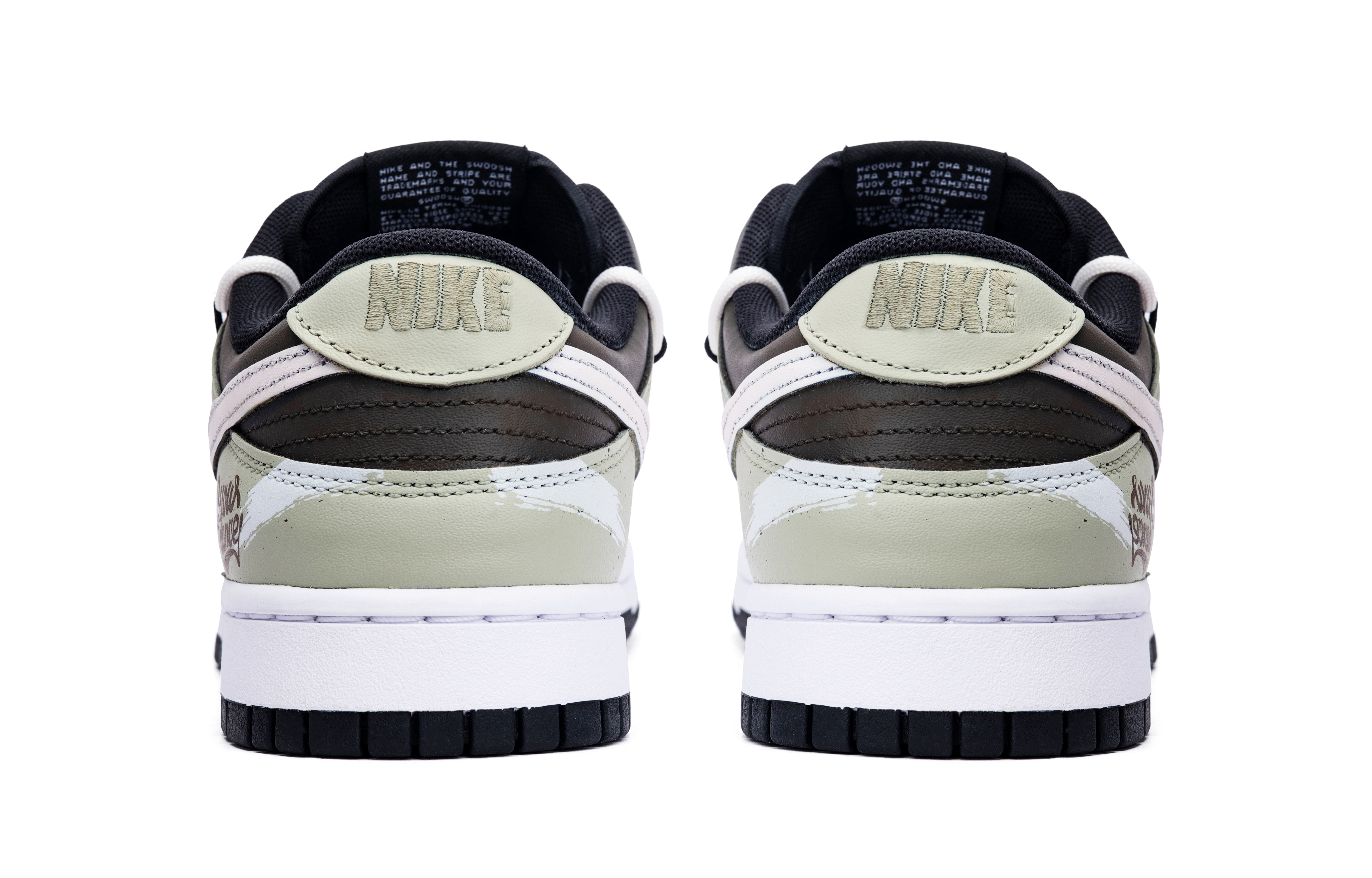 Shop [定制鞋] 耐克Dunk Low复古‘白绿’ DD1391-100(Team44-末日废土)