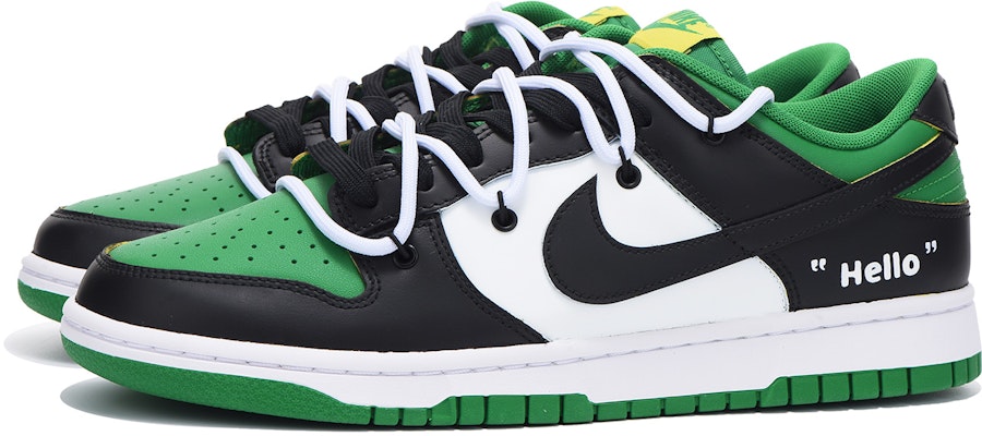 Nike Dunk Low Retro Blancas Verdes Deconstruidas DV0833-300(Team拾伍-男款白绿字母SBOX) Lookbook Nike Dunk Low Retro Blancas Verdes Deconstruidas DV0833-300(Team拾伍-男款白绿字母SBOX)