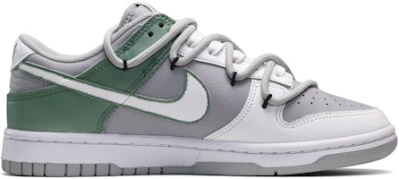 【定制球鞋】 Nike Dunk Low Retro 低筒 板鞋 男款 白綠灰 Order 【定制球鞋】 Nike Dunk Low Retro 低筒 板鞋 男款 白綠灰