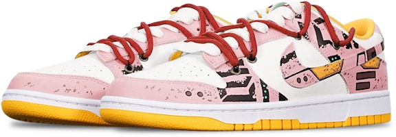 Zapatillas Nike Dunk Low Retro 'White Gundam Cyberpunk' DD1391-702(TeamT-战损II藕白S-BOX) Lookbook Zapatillas Nike Dunk Low Retro 'White Gundam Cyberpunk' DD1391-702(TeamT-战损II藕白S-BOX)