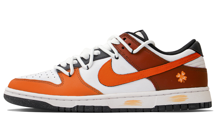 Buy [Sepatu Kustom] Nike Dunk Low Retro 'Putih Orange Clover' DD1391-100(Team34-四叶草男款)