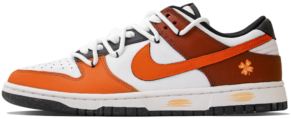 【客製化球鞋】 Nike Dunk Low Retro 四葉草 温柔 高級獨特 清新 低筒 板鞋 男款 白橙 Buy 【客製化球鞋】 Nike Dunk Low Retro 四葉草 温柔 高級獨特 清新 低筒 板鞋 男款 白橙