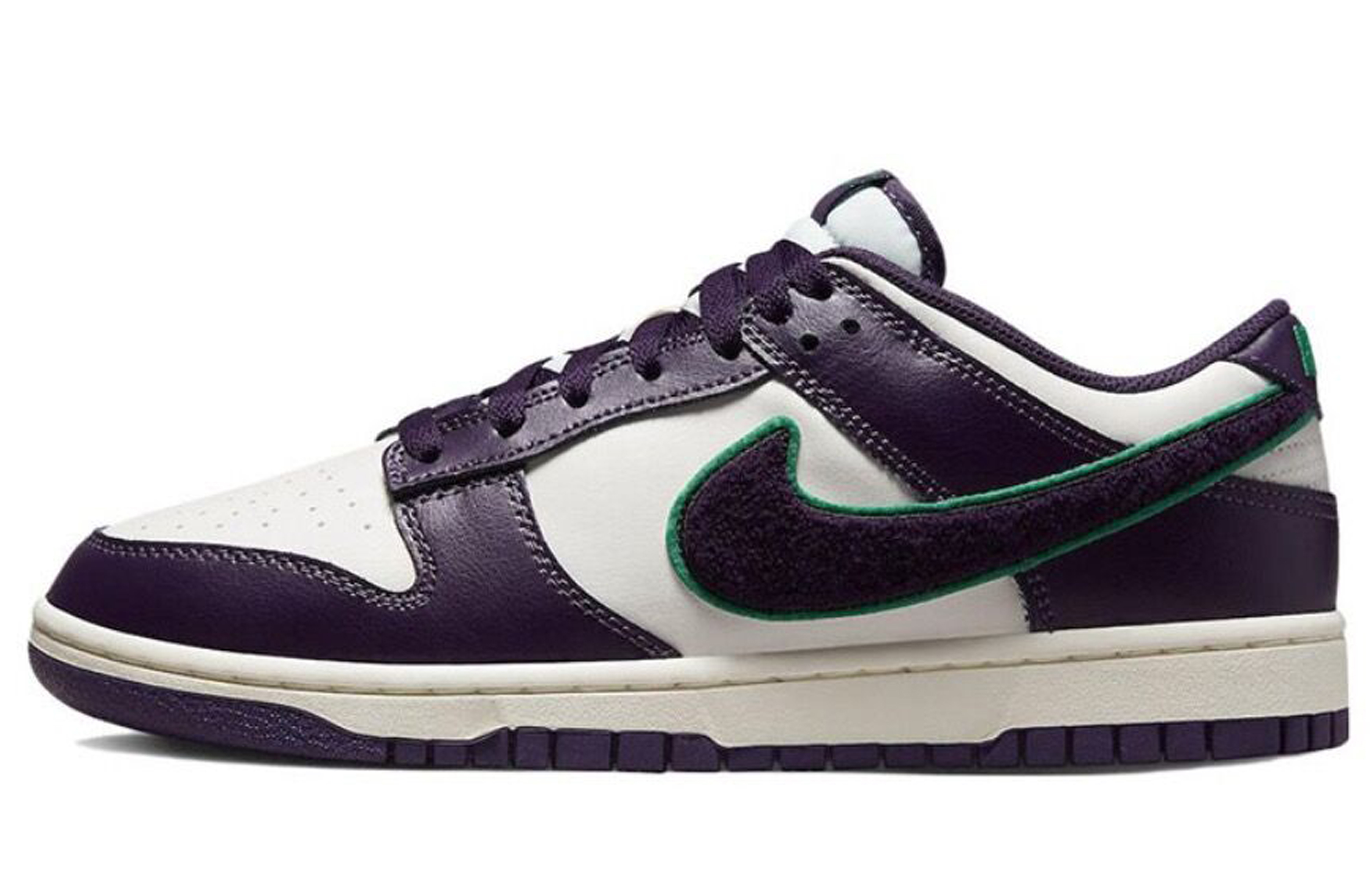 Purchase [Sepatu Kustom] Nike Dunk Low Retro 'Putih Ungu' DQ7683-100(TeamR-男款惑音白紫)