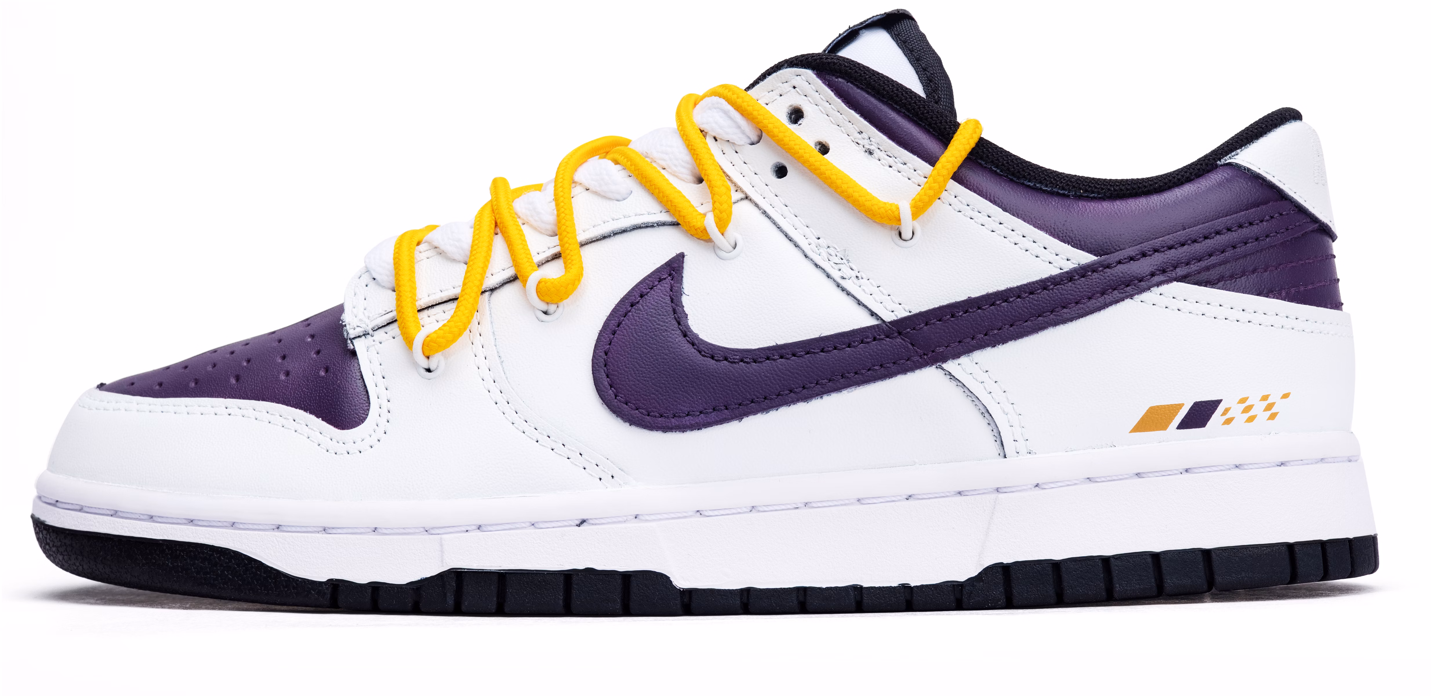 custom-shoes-nike-dunk-low-retro-white-purple-racing