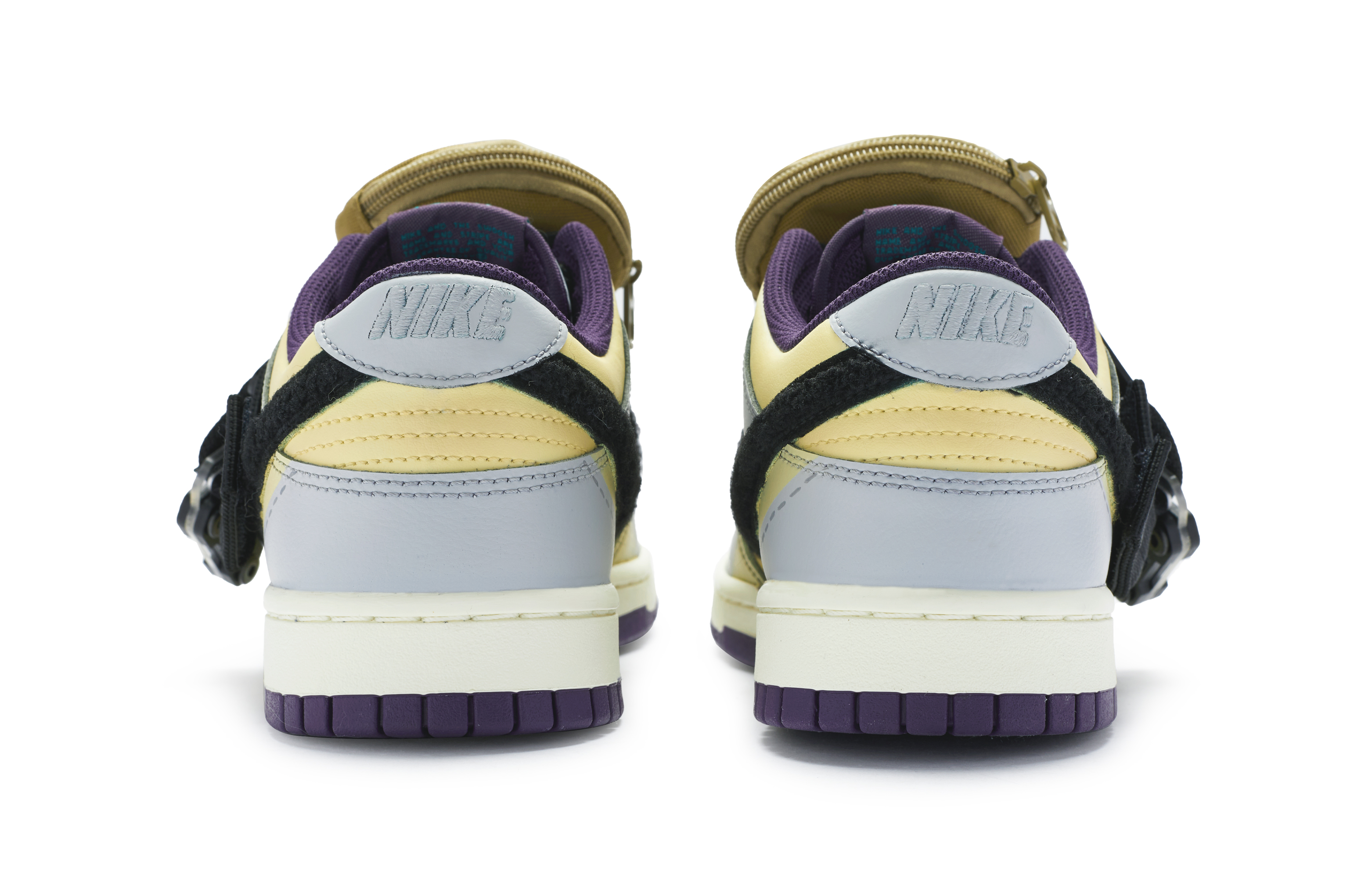 Shop Nike Dunk Low Retro "Lana Gris/Amarillo/Morado" DQ7683-100(Team80-男款荒野求生)