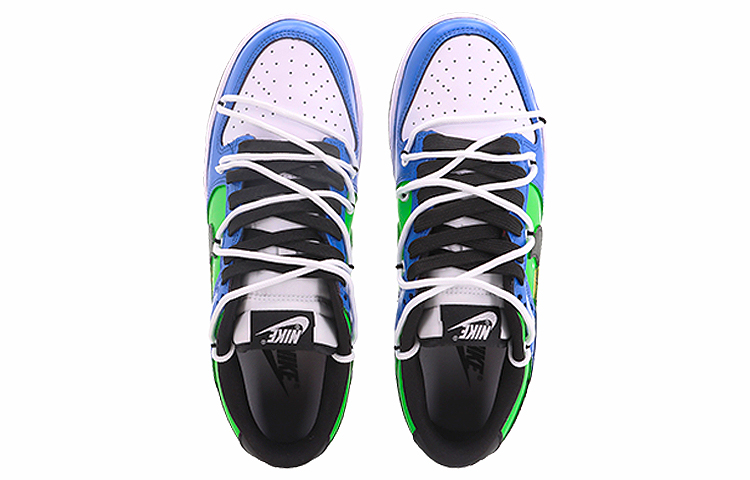 [Custom Shoes] Nike Dunk Low Retro 'Winning Blue Green White' 圖 4