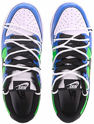 【カスタムシューズ】ナイキダンクロー レトロ 『ウィニングブルーグリーンホワイト』 DD1391-100(Team10--一举夺魁) Shop 【カスタムシューズ】ナイキダンクロー レトロ 『ウィニングブルーグリーンホワイト』 DD1391-100(Team10--一举夺魁)