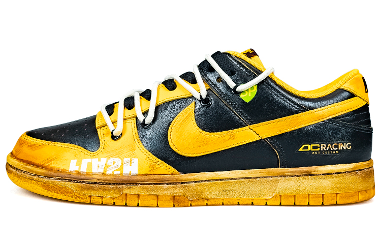 Buy Zapatillas Nike Dunk Low Retro 'Amarillo Negro - Racing Desgastado' DD1391-702(TeamNine-做旧乔斯特956)