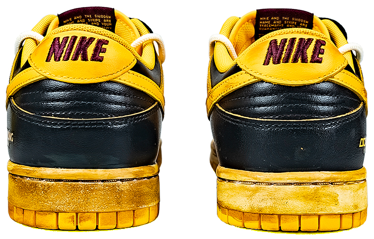 Shop Zapatillas Nike Dunk Low Retro 'Amarillo Negro - Racing Desgastado' DD1391-702(TeamNine-做旧乔斯特956)