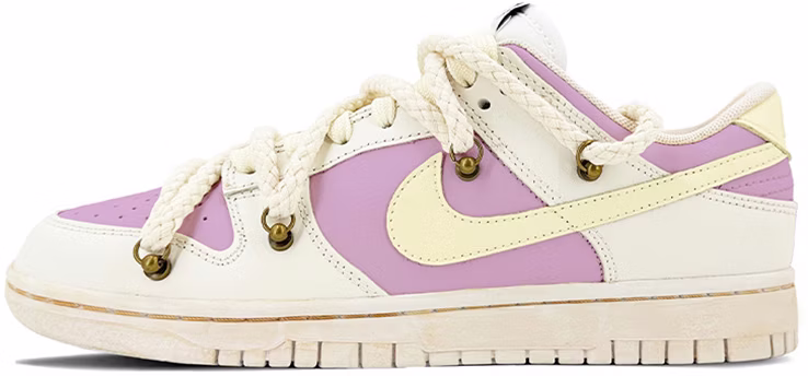 custom-shoes-nike-dunk-low-retro-yellow-purple