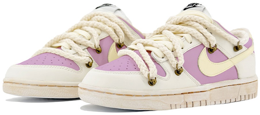 나이키 덩크 로우 레트로 '노랑보라' (커스텀) DJ6188-101(TeamK-芝士葡萄QD) Lookbook 나이키 덩크 로우 레트로 '노랑보라' (커스텀) DJ6188-101(TeamK-芝士葡萄QD)