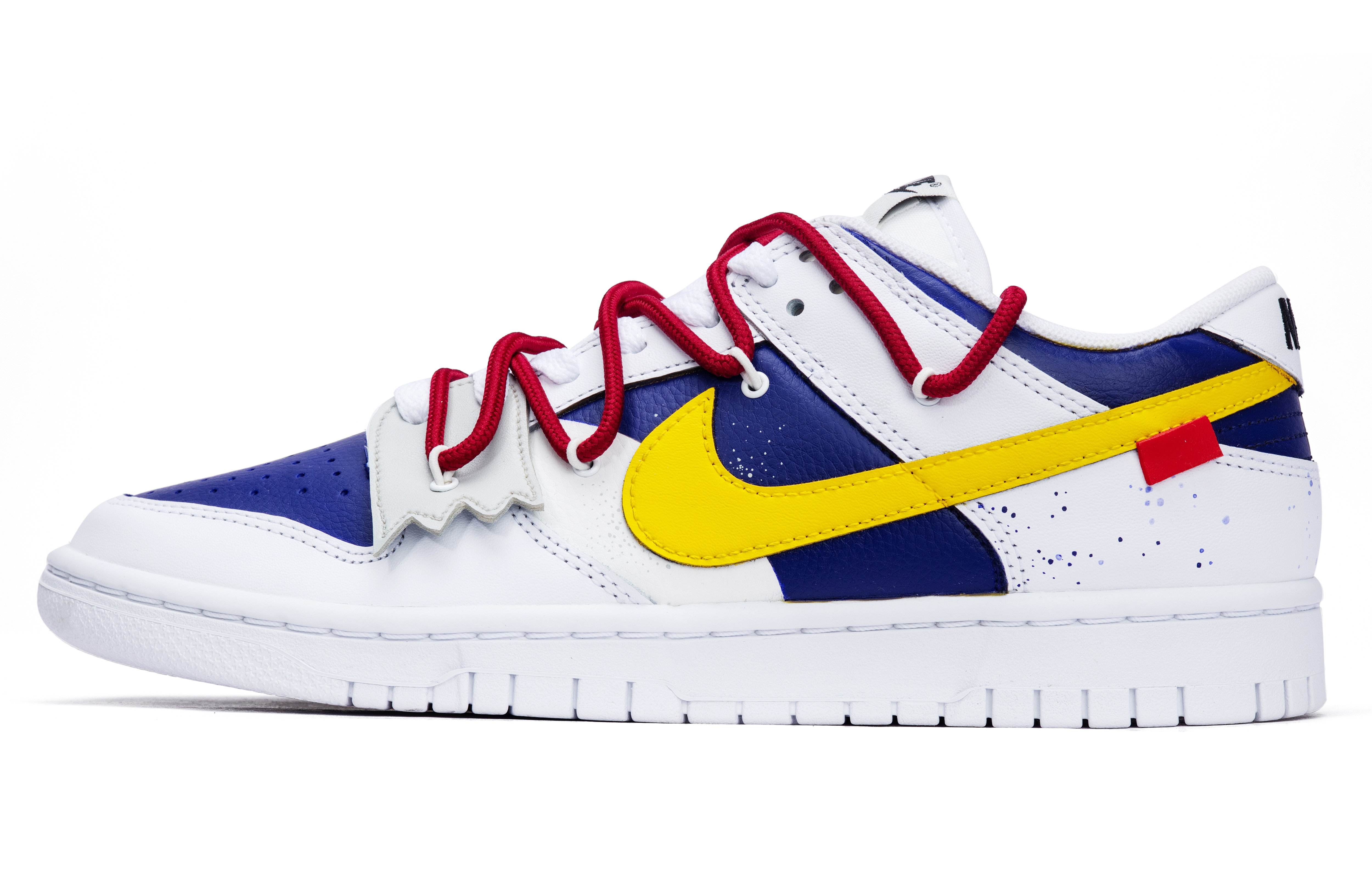 Buy [Kasut Custom] Nike Dunk Low Retro 'Kuning Putih Ungu' DJ6188-101(Team44-神马小王子)