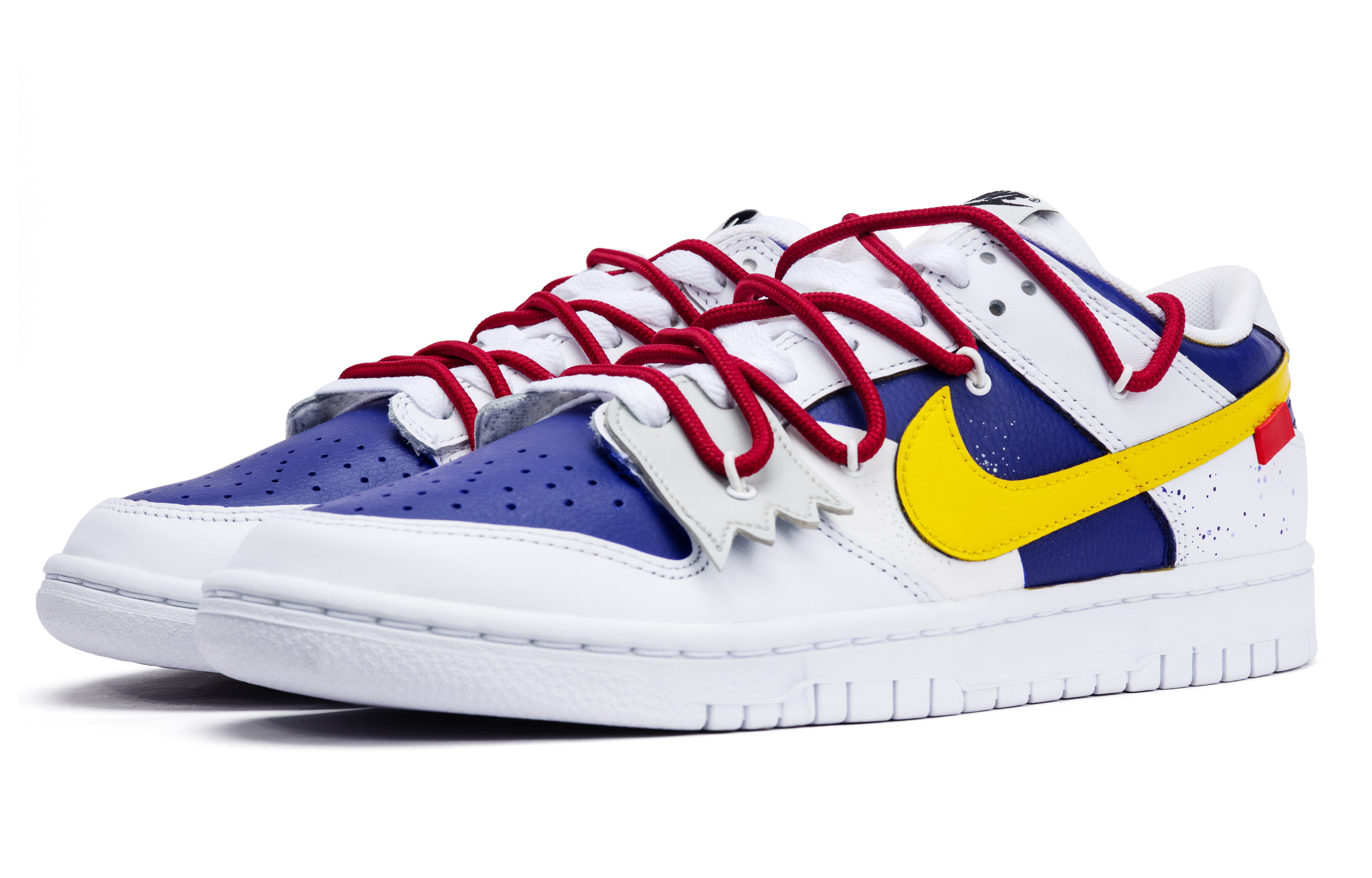 Lookbook [Kasut Custom] Nike Dunk Low Retro 'Kuning Putih Ungu' DJ6188-101(Team44-神马小王子)