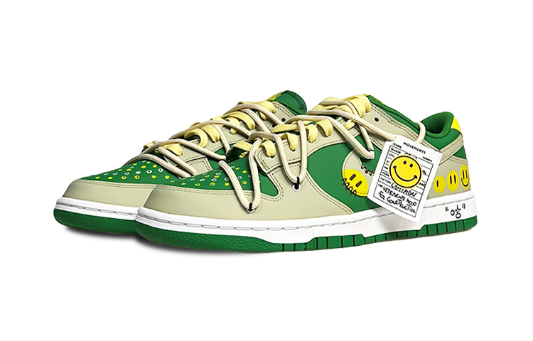 Lookbook [定制鞋款] 耐克Dunk Low复古B '灰绿' DV0833-300(Team49-嬉皮笑脸）