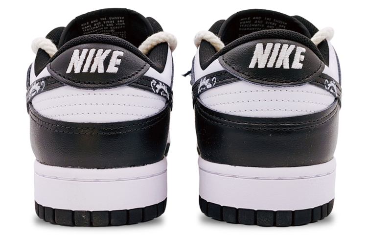[Custom Shoes] Nike Dunk Low Retro Black White 'Hip Hop Cool Cashew Blossom with Metallic Dubrae' 圖 4
