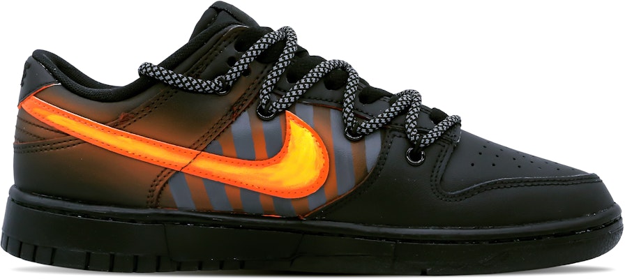 【定制球鞋】Nike Dunk Low retro 閃電研究所 機能風 戰鬥激光 低筒 板鞋 男款 橙黑 Order 【定制球鞋】Nike Dunk Low retro 閃電研究所 機能風 戰鬥激光 低筒 板鞋 男款 橙黑