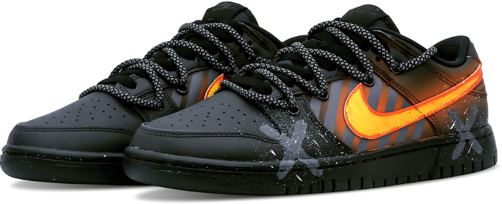 【定制球鞋】Nike Dunk Low retro 閃電研究所 機能風 戰鬥激光 低筒 板鞋 男款 橙黑 Lookbook 【定制球鞋】Nike Dunk Low retro 閃電研究所 機能風 戰鬥激光 低筒 板鞋 男款 橙黑