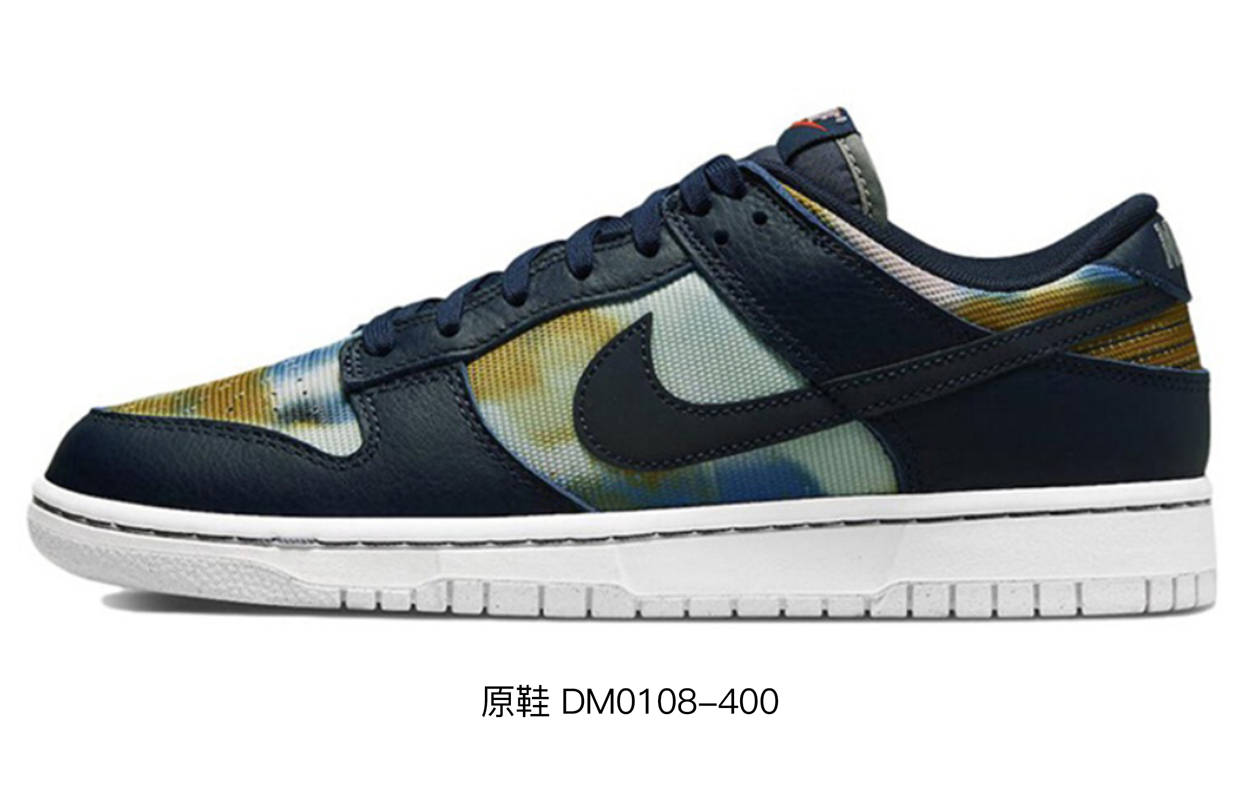Sizing Zapatillas Nike Dunk Low Retro Premium 'Cielo Estrellado Negro Azul' DM0108-400(TeamR-男款喷绘星空黑蓝)
