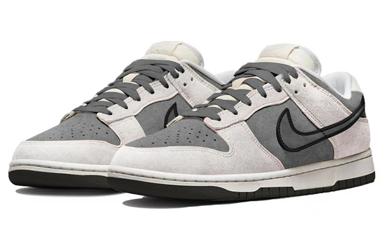 Lookbook 【定制球鞋】Nike Dunk Low Retro PRM "Vast Grey" 霧霾灰 無性別風 低幫 板鞋 男款 灰色