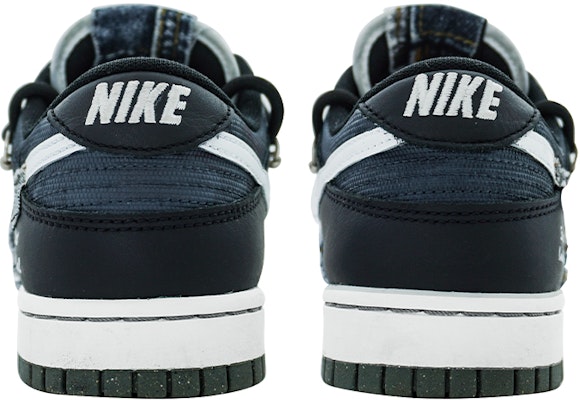 나이키 덩크 로우 레트로 검/흰 (커스텀) DM0108-001(Team肆-D解构牛仔拼接Q) Shop 나이키 덩크 로우 레트로 검/흰 (커스텀) DM0108-001(Team肆-D解构牛仔拼接Q)