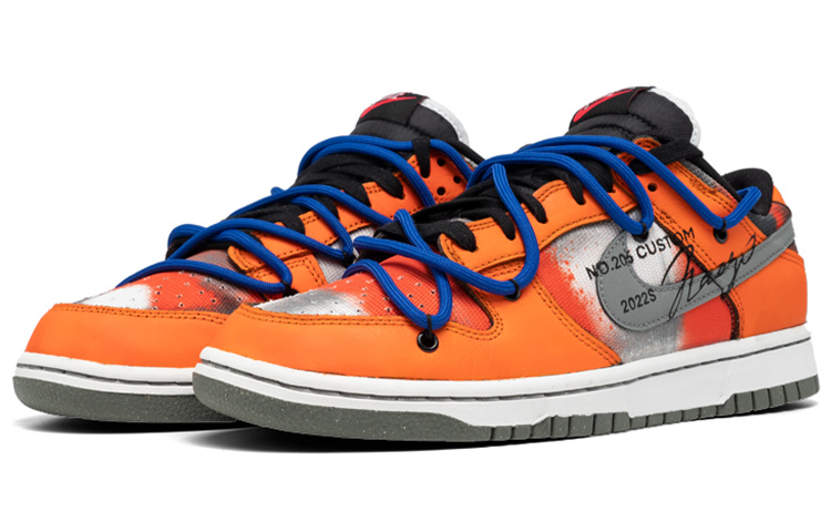Lookbook [定制鞋款] 耐克Dunk低帮复古PRM'赛博朋克元宇宙' DM0108-001(Teamfour-男款元宇宙橙色)
