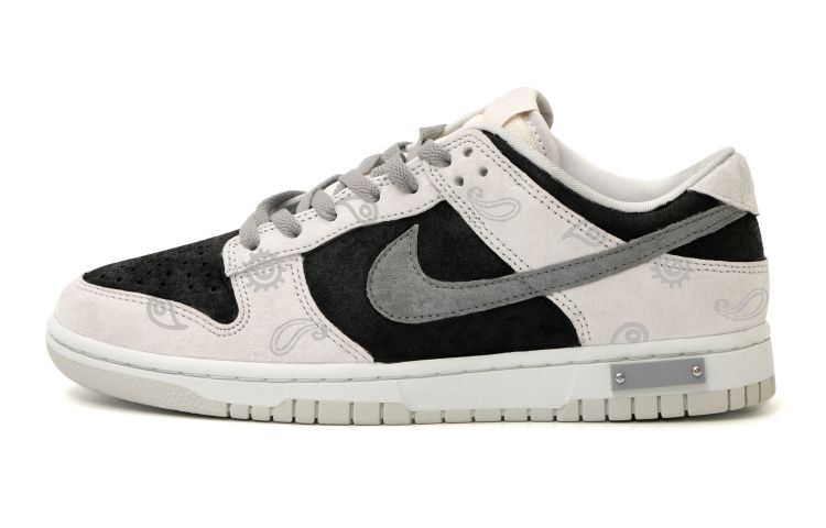 Buy [Kasut Custom] Nike Dunk Low Retro PRM 'Kelabu Paisley' DD8338-001(Team15-奶灰腰果花)