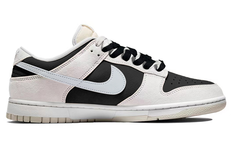 Order 【客製化球鞋】Nike Dunk Low Retro PRM 復古告白 翻轉黑 奶灰 低筒 休閒鞋 男款 黑白