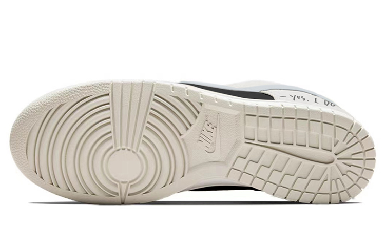 Purchase 【客製化球鞋】Nike Dunk Low Retro PRM 復古告白 翻轉黑 奶灰 低筒 休閒鞋 男款 黑白