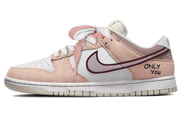 Buy Nike Dunk Low レトロ PRM "ピーチ烏龍" (カスタム) DD8338-001(TeamY-男款复古橘粉樱花粉白)