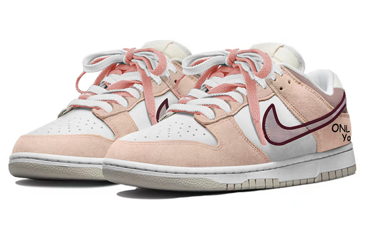 Lookbook Nike Dunk Low レトロ PRM "ピーチ烏龍" (カスタム) DD8338-001(TeamY-男款复古橘粉樱花粉白)