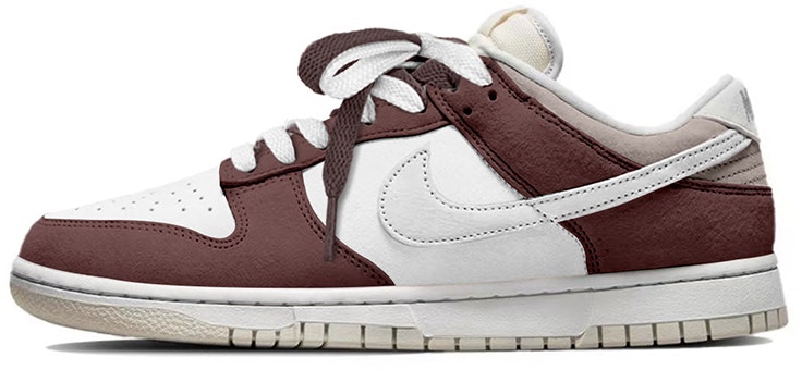 custom-shoes-nike-dunk-low-retro-prm-red-bean