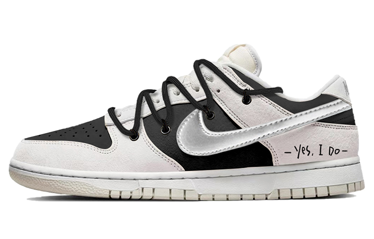 [Custom Shoes] Nike Dunk Low Retro PRM 'Reverse Panda'