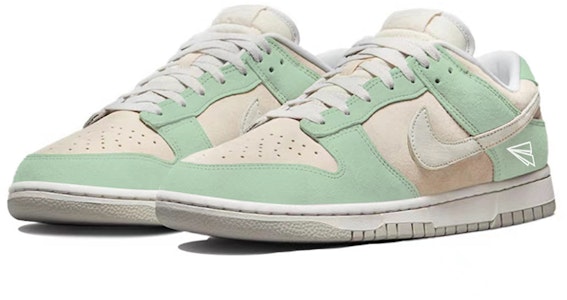 【定制球鞋】 Nike Dunk Low Retro PRM "Vas Grey" 復古紙飛機 抹茶麻糬 低幫 板鞋 男款 米綠 Lookbook 【定制球鞋】 Nike Dunk Low Retro PRM "Vas Grey" 復古紙飛機 抹茶麻糬 低幫 板鞋 男款 米綠