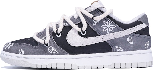 【定制球鞋】Nike Dunk Low Retro PRM "Vast Grey" 復古主題 腰果花 氧化 校園風 美式 休閒 低幫 板鞋 男款 灰黑 Buy 【定制球鞋】Nike Dunk Low Retro PRM "Vast Grey" 復古主題 腰果花 氧化 校園風 美式 休閒 低幫 板鞋 男款 灰黑