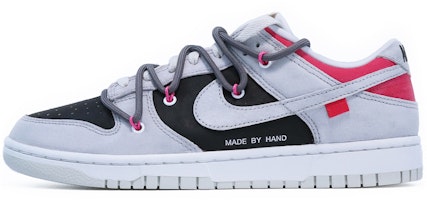 【訂製球鞋】 Nike Dunk Low Retro PRM Vast Grey 文字 校園風 氧化 紅色皮牌 簡約 手工做舊 復古 休閒 低幫 板鞋 男款 黑灰紅 Buy 【訂製球鞋】 Nike Dunk Low Retro PRM Vast Grey 文字 校園風 氧化 紅色皮牌 簡約 手工做舊 復古 休閒 低幫 板鞋 男款 黑灰紅