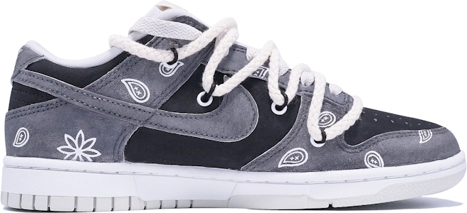 【定制球鞋】Nike Dunk Low Retro PRM "Vast Grey" 復古主題 腰果花 氧化 校園風 美式 休閒 低幫 板鞋 男款 灰黑 Order 【定制球鞋】Nike Dunk Low Retro PRM "Vast Grey" 復古主題 腰果花 氧化 校園風 美式 休閒 低幫 板鞋 男款 灰黑