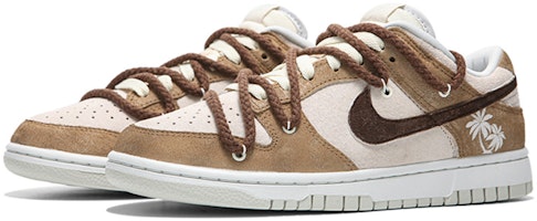 【定制球鞋】 Nike Dunk Low Retro PRM「Vast Grey」熱浪製作 椰子 椰樹 解構綁帶 低幫 板鞋 男款 棕白 Lookbook 【定制球鞋】 Nike Dunk Low Retro PRM「Vast Grey」熱浪製作 椰子 椰樹 解構綁帶 低幫 板鞋 男款 棕白