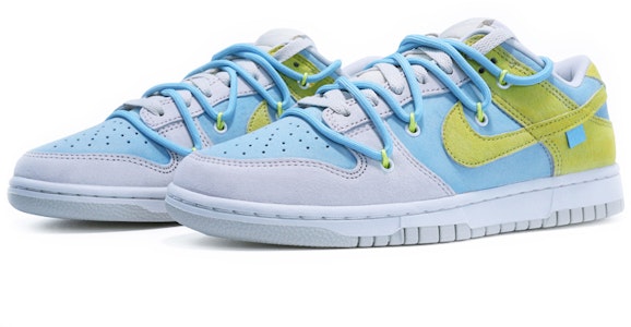 Zapatillas Nike Dunk Low Retro PRM 'Gris Vasto Azul Amarillo' DD8338-001(TeamTen-男款青春活力黄蓝) Lookbook Zapatillas Nike Dunk Low Retro PRM 'Gris Vasto Azul Amarillo' DD8338-001(TeamTen-男款青春活力黄蓝)