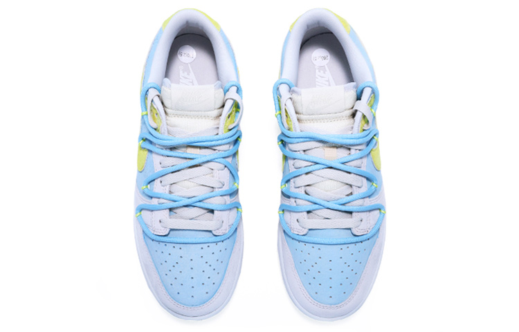 Shop [Kasur Customized] Nike Dunk Low Retro PRM 'Kelabu Biru Kuning Luas' DD8338-001(TeamTen-男款青春活力黄蓝)