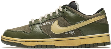 【定制球鞋】Nike Dunk Low Retro 野鶴製造 PRM 勝利 貼布 解構雙鞋帶 麻製布面 耐磨 低幫 板鞋 男款 綠色 Buy 【定制球鞋】Nike Dunk Low Retro 野鶴製造 PRM 勝利 貼布 解構雙鞋帶 麻製布面 耐磨 低幫 板鞋 男款 綠色