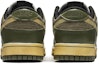 Shop 【定制球鞋】Nike Dunk Low Retro 野鶴製造 PRM 勝利 貼布 解構雙鞋帶 麻製布面 耐磨 低幫 板鞋 男款 綠色