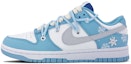 Buy 나이키 덩크 로우 레트로 QS '블루 아르곤 디컨스트럭티드' (커스텀) DM0121-400(TeamK-蓝色生死恋QD)
