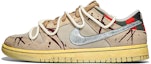 Buy 【定制球鞋】Dunk Low Retro SE「Certified Fresh」NO.205定制 聖誕劫 氧化做舊 解構綁帶 復古 休閒 低筒 球鞋 男款 白灰色