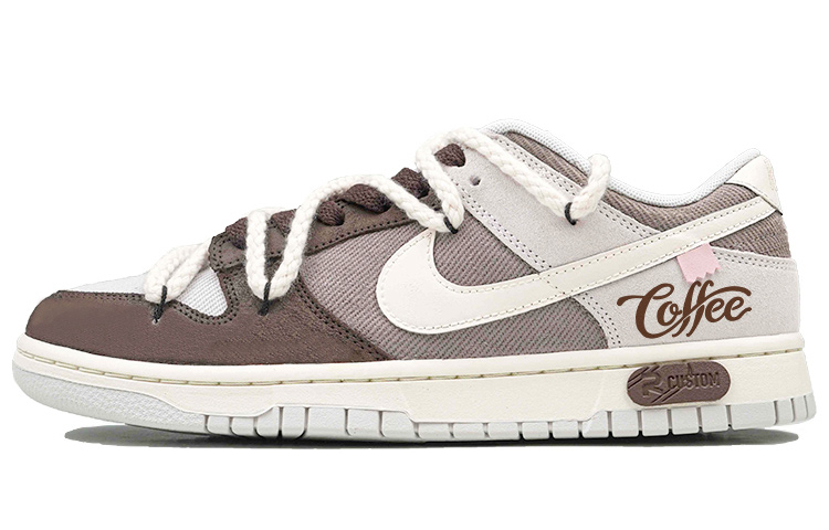 Buy [Zapatos Personalizados] Nike Dunk Low Retro SE 'Certificado Fresco' DO9776-001(Team27-男款Dunk焦糖奶咖)