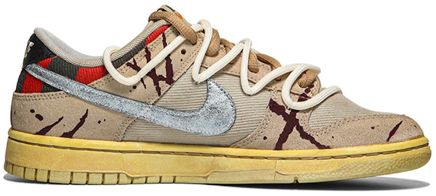 【定制球鞋】Dunk Low Retro SE「Certified Fresh」NO.205定制 聖誕劫 氧化做舊 解構綁帶 復古 休閒 低筒 球鞋 男款 白灰色 Order 【定制球鞋】Dunk Low Retro SE「Certified Fresh」NO.205定制 聖誕劫 氧化做舊 解構綁帶 復古 休閒 低筒 球鞋 男款 白灰色