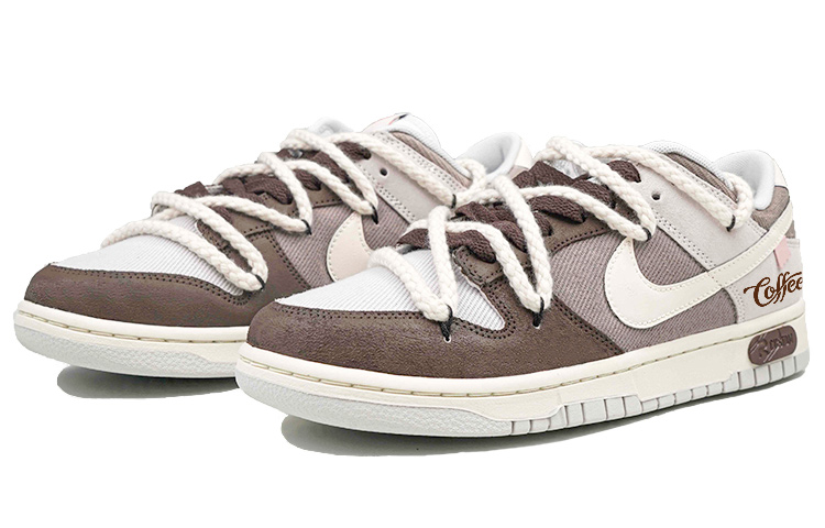 Lookbook [Zapatos Personalizados] Nike Dunk Low Retro SE 'Certificado Fresco' DO9776-001(Team27-男款Dunk焦糖奶咖)