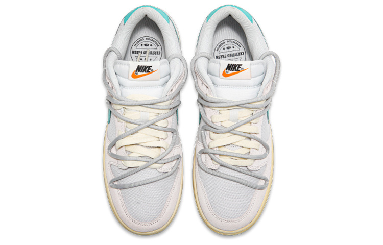 Shop [Kasut Custom] Nike Dunk Low Retro SE 'Certified Fresh Kelabu-Putih' DO9776-001(Team24-男款回到过去QD)