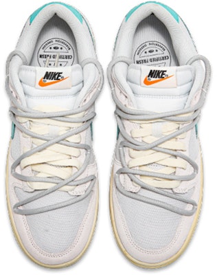 【定制球鞋】Nike Dunk Low Retro SE "Certified Fresh" 熱浪製作 回到過去 氧化做舊 解構綁帶 低幫 板鞋 男款 灰白 Shop 【定制球鞋】Nike Dunk Low Retro SE "Certified Fresh" 熱浪製作 回到過去 氧化做舊 解構綁帶 低幫 板鞋 男款 灰白