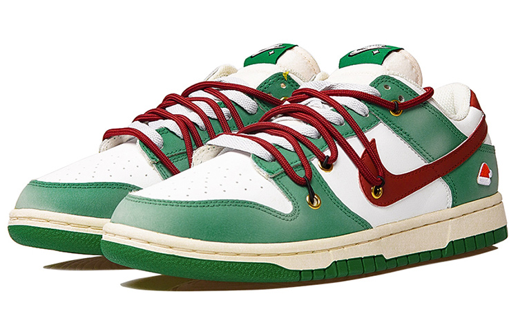 Lookbook ナイキ ダンク レトロ SE "クリスマス" (緑/赤/白) DR9654-100(TeamP-圣诞帽男款S-BOXQD)